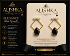 Aurora Geometric Drop Earrings