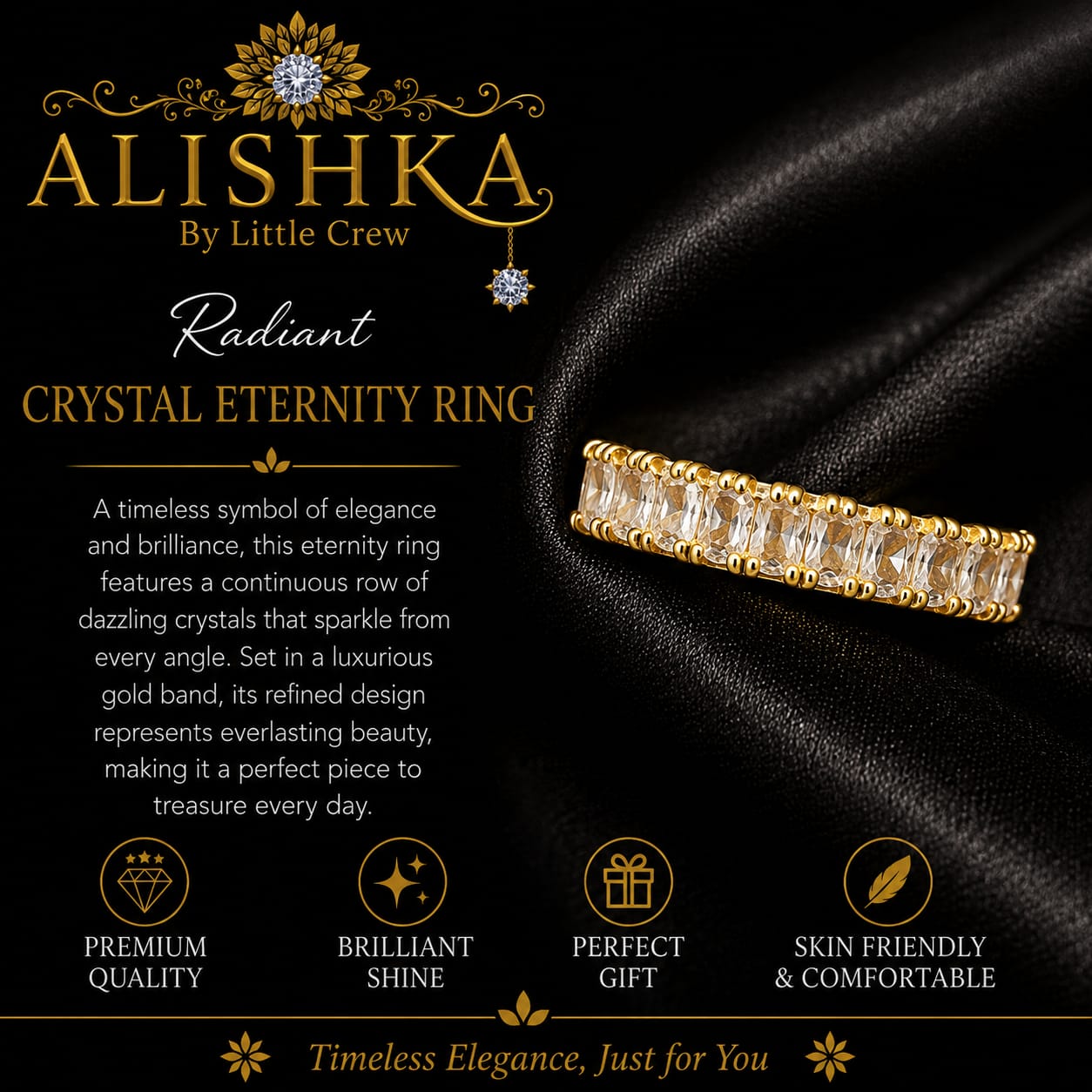 Emerald Elegance Band Ring – 2 Design Variants