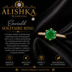 Emerald Solitaire Ring – 3 Design Variants