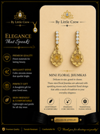 Mini Floral Jhumka Drop Earrings