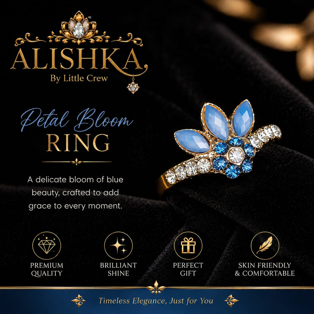 Petal Bloom Statement Ring – 6 Color Variants
