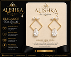 Aurora Geometric Drop Earrings