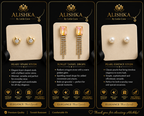 Elegant 3-Pair Earrings Collection