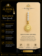 Mini Floral Jhumka Drop Earrings