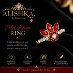 Petal Bloom Statement Ring – 6 Color Variants