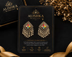 Vintage Ethnic Charm Drop Earrings