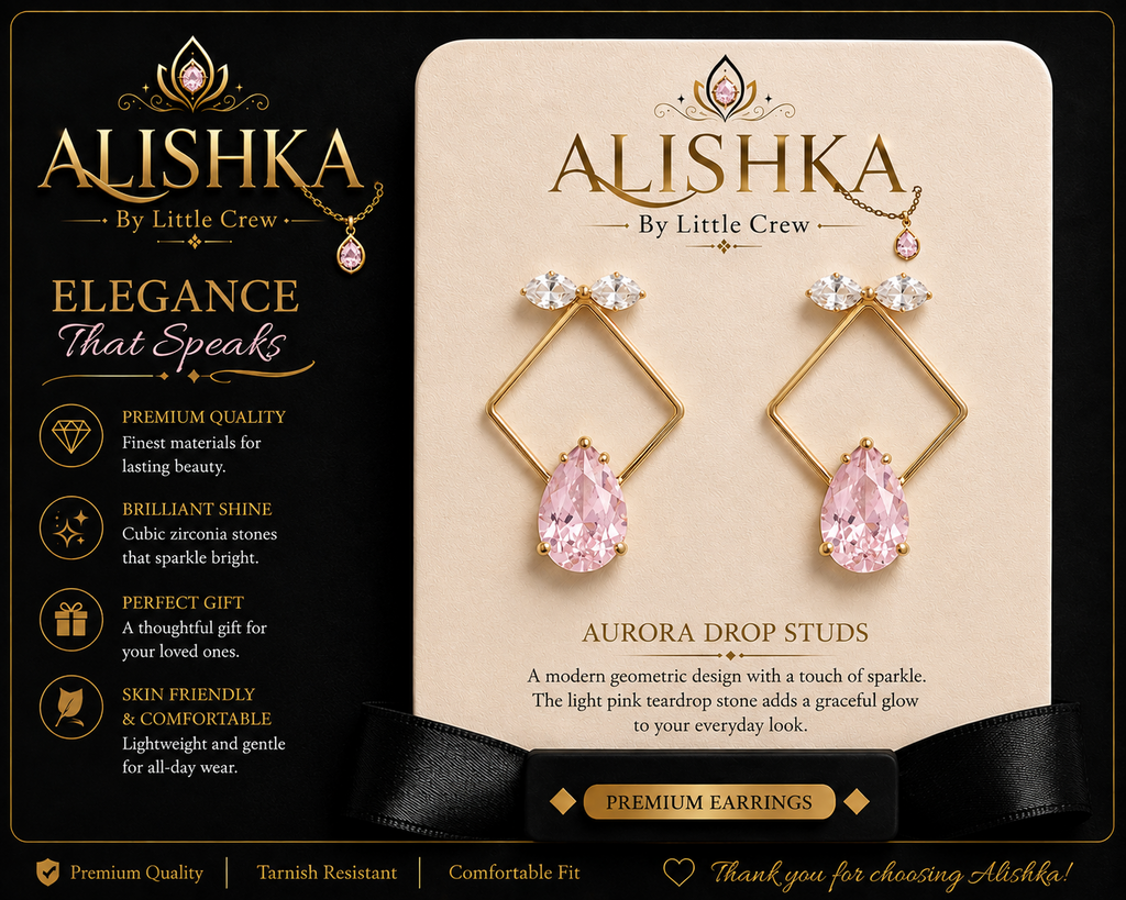Aurora Geometric Drop Earrings