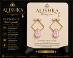 Aurora Geometric Drop Earrings
