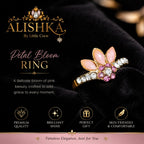 Petal Bloom Statement Ring – 6 Color Variants