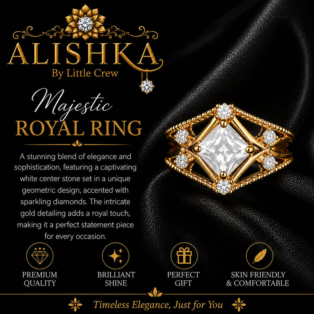 Radiant Teardrop Statement Ring – 4 Design Variants