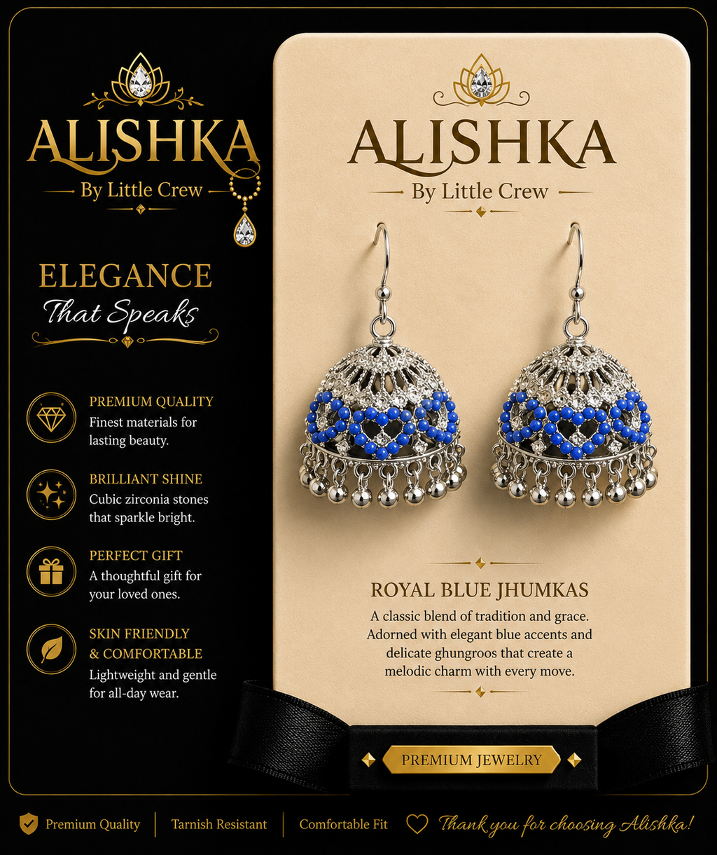 Colorful Traditional Jhumka Earrings