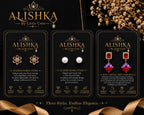 Elegant 3-Pair Earrings Collection