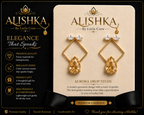 Aurora Geometric Drop Earrings