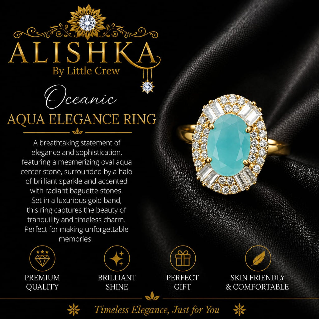 Regal Radiance Statement Ring – 4 Color Variants