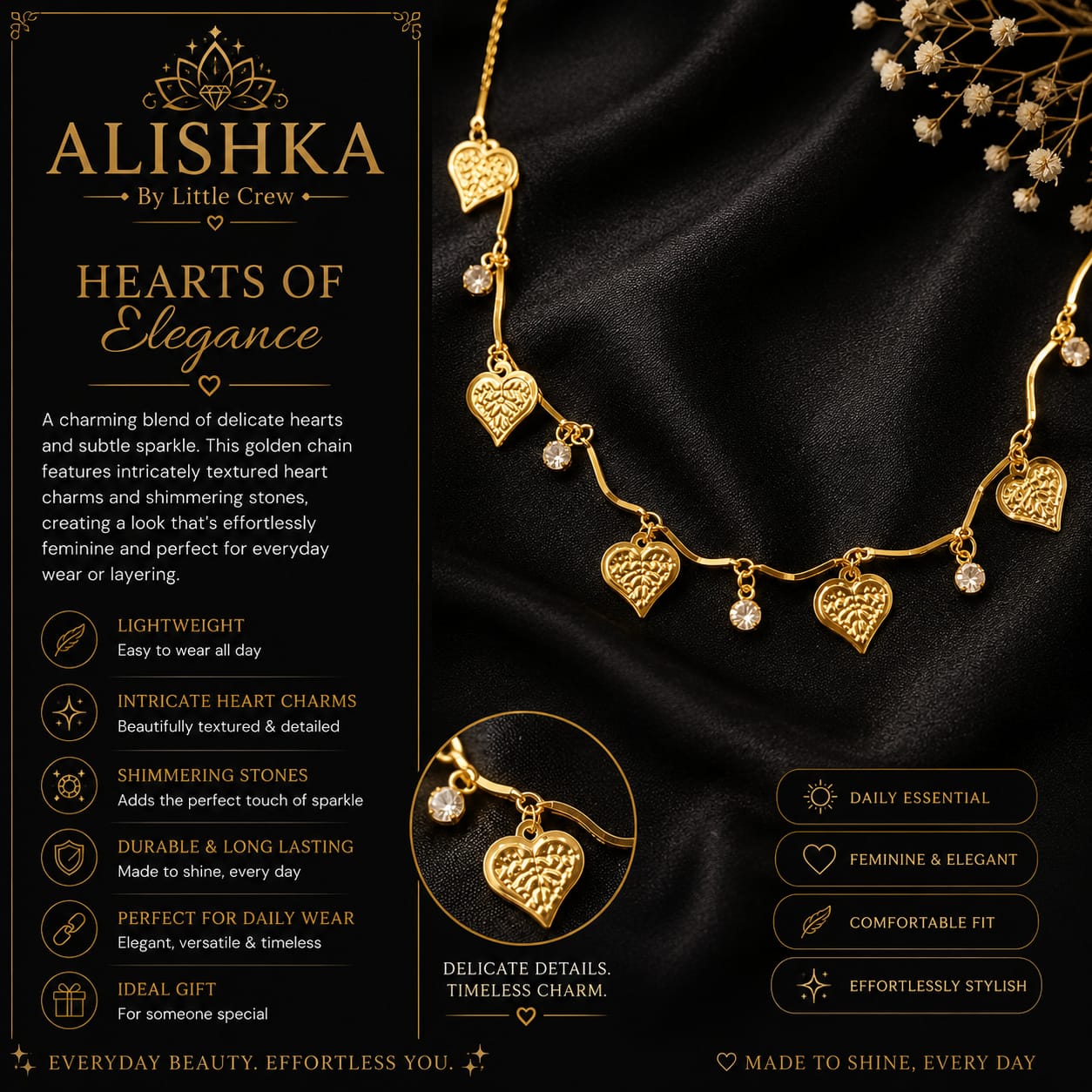 Golden Daily Wear Chain – Minimal & Elegant