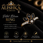 Petal Bloom Statement Ring – 6 Color Variants