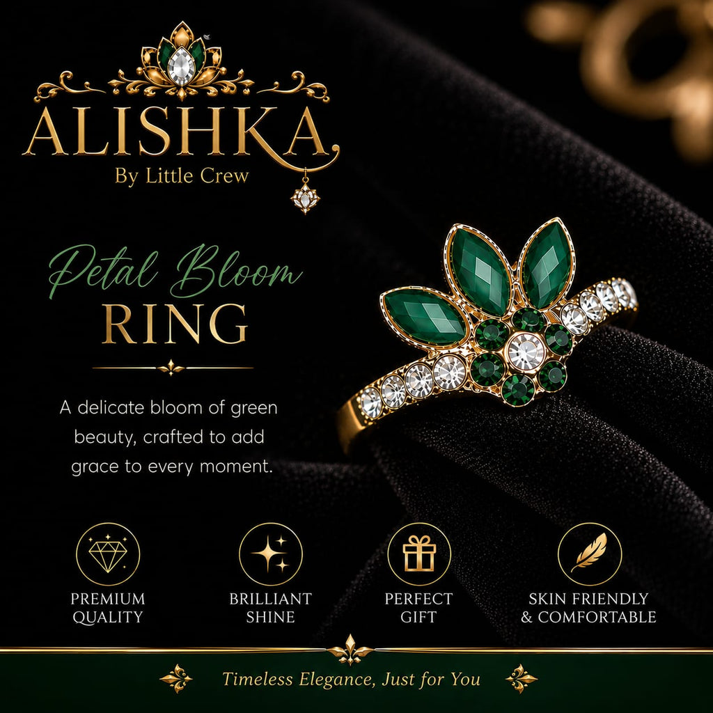 Petal Bloom Statement Ring – 6 Color Variants