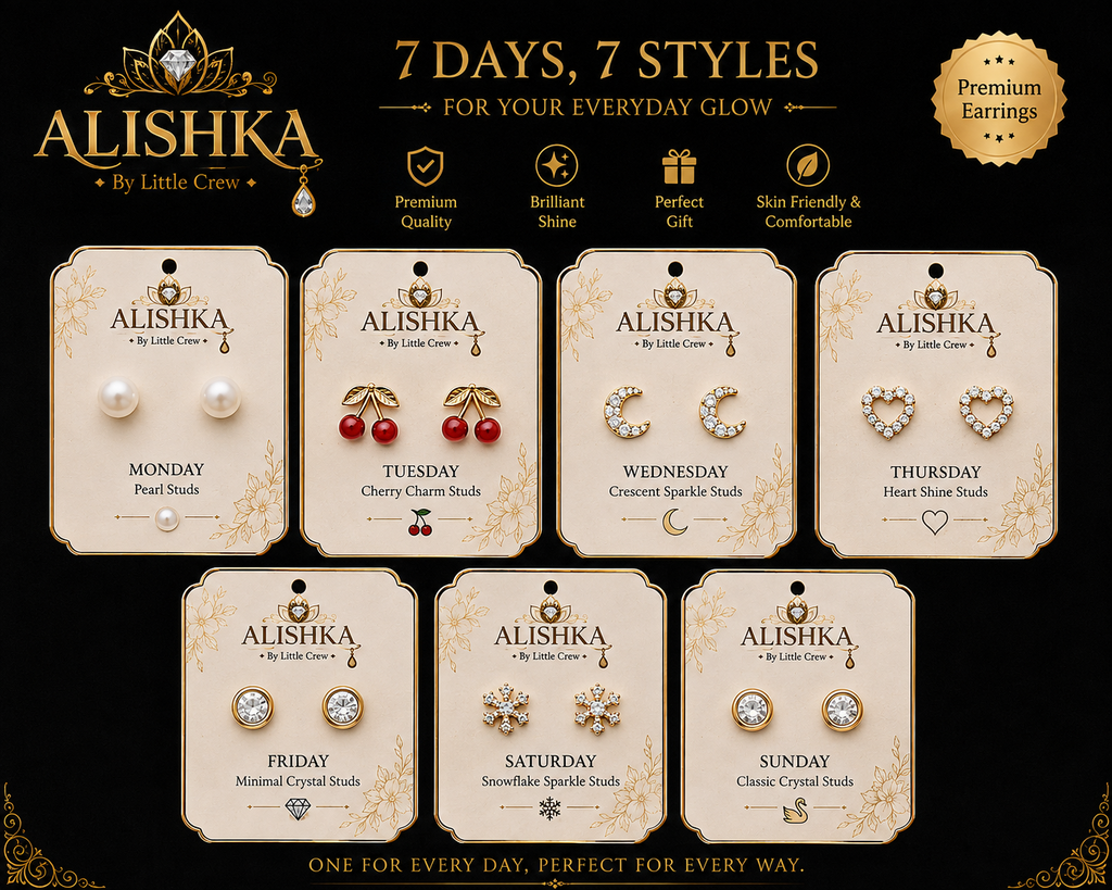 7 Days, 7 Styles – Premium Earrings Set