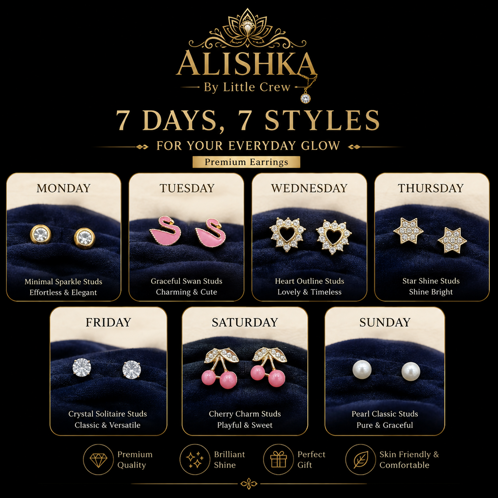 7 Days, 7 Styles – Premium Earrings Set