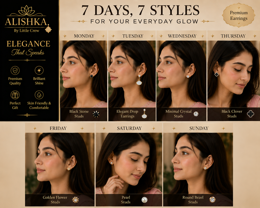 7 Days, 7 Styles – Premium Earrings Set