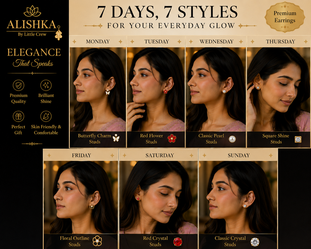 7 Days, 7 Styles – Premium Earrings Set