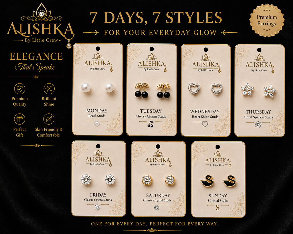 7 Days, 7 Styles – Premium Earrings Set