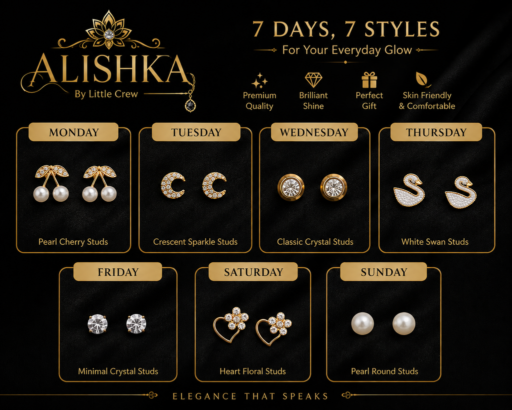 7 Days, 7 Styles – Premium Earrings Set