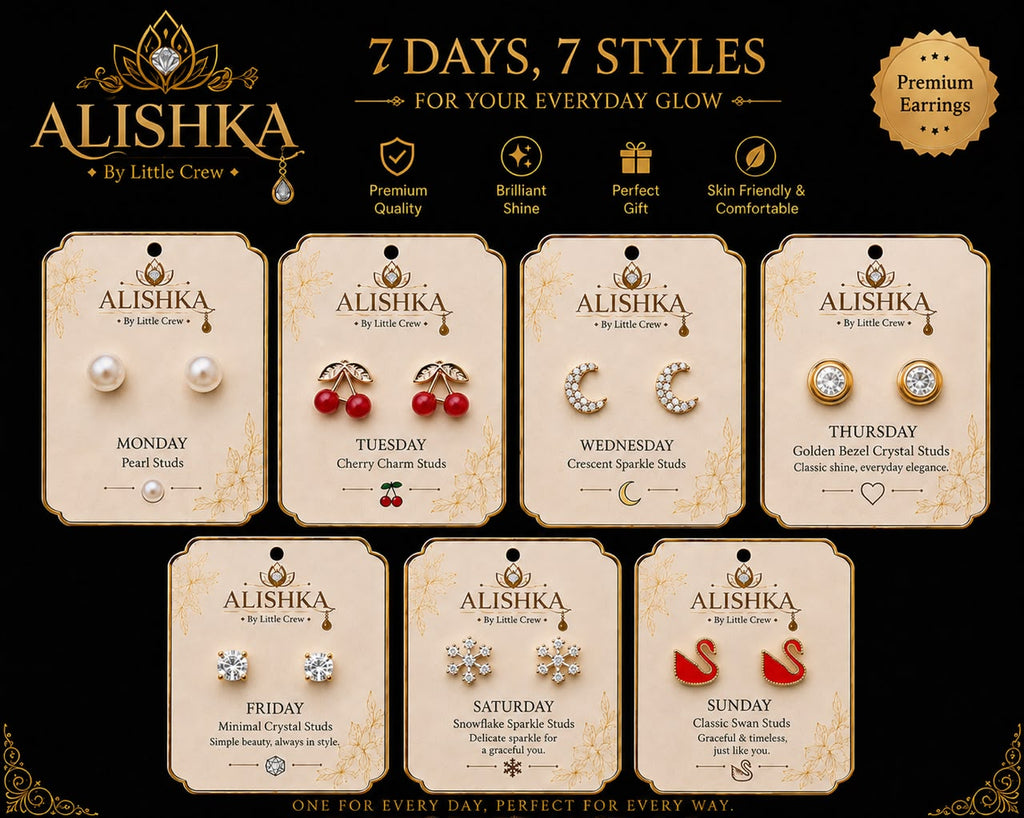 7 Days, 7 Styles – Premium Earrings Set