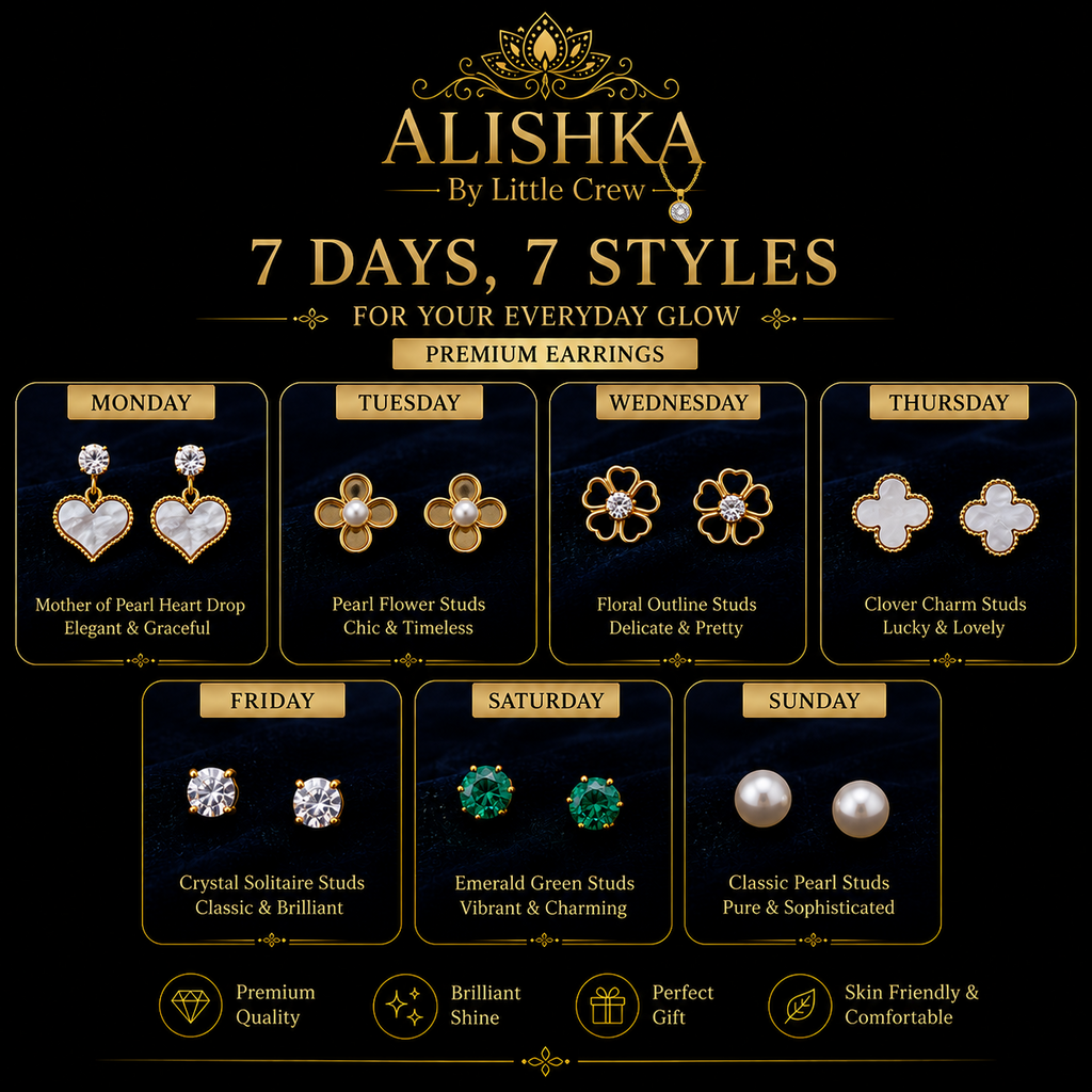 7 Days, 7 Styles – Premium Earrings Set