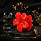 Floral Hair Catcher Clips for Girls – 12 Beautiful Colors