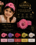 Floral Hair Band for Girls – 6 Color Variants
