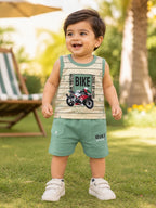 Bike Racer Summer Vest & Shorts Set