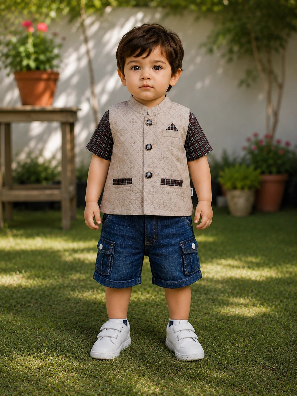 Little Gentleman Waistcoat Set
