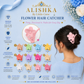 Floral Hair Catcher for Girls – 12 Color Variants