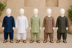 Premium Boys Embroidered Kurta Shalwar Set