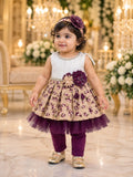 Floral Party Dress with Leggings & Headband | 3-Piece Dress Set | Little Crew