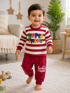 Super Hero Cotton T-Shirt & Trouser Set | Little Crew