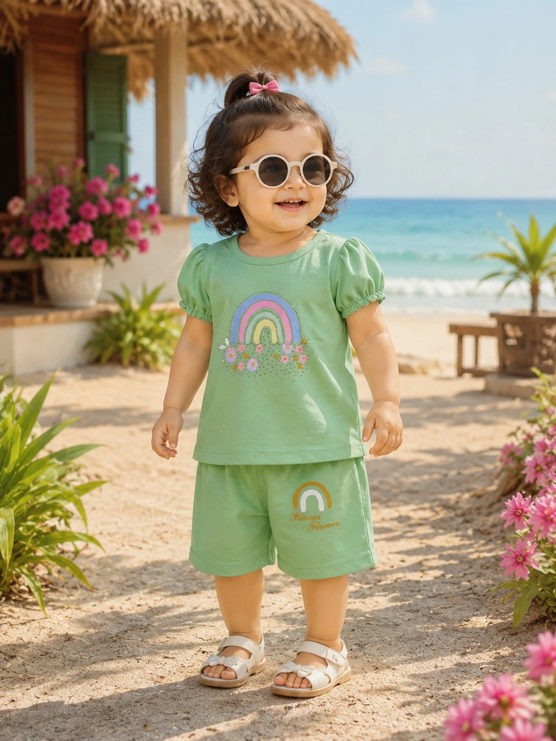 Little Rainbow Bloom 2-Piece Set