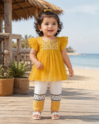 Girls 4-Piece Party Dress Set with Jacket