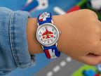 Kids Airplane Cartoon Watch | 3D Silicone Strap Analog Wrist Watch for Boys & Girls | Little Crew